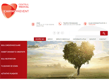Tablet Screenshot of cardioprevent.org